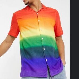 Hollister ombre pride shirt